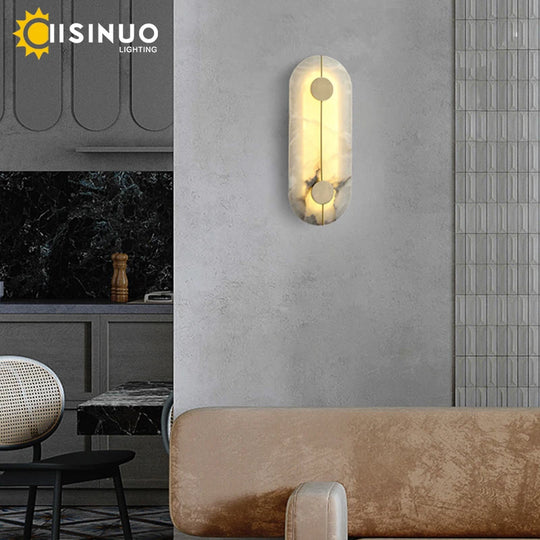 Home Deco Marble Copper Gold Wall Light