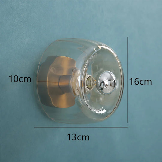 Home Deco LED Bauhaus Glass Wall Lamp