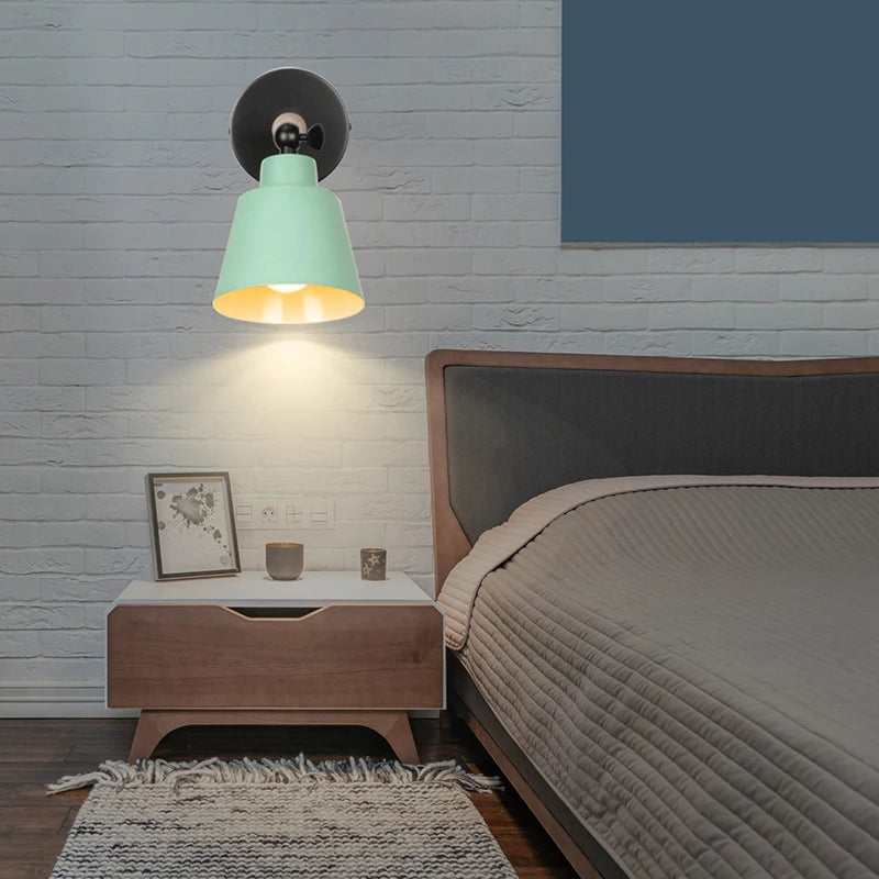 Home Deco Nordic Wooden Wall Lamp