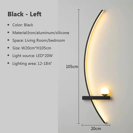 Home Deco Modern LED Moon Wall Lamp
