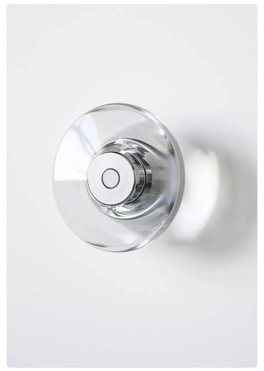 Home Deco Modern Round Crystal Wall Lamp