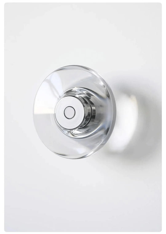 Home Deco Modern Round Crystal Wall Lamp