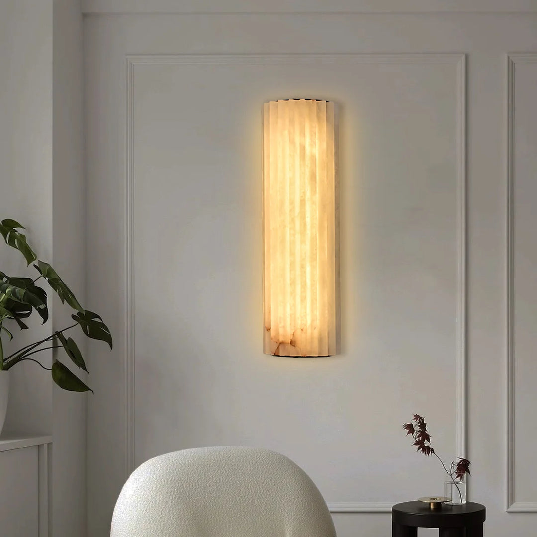 Home Deco Modern Marble Copper Wall Lamp