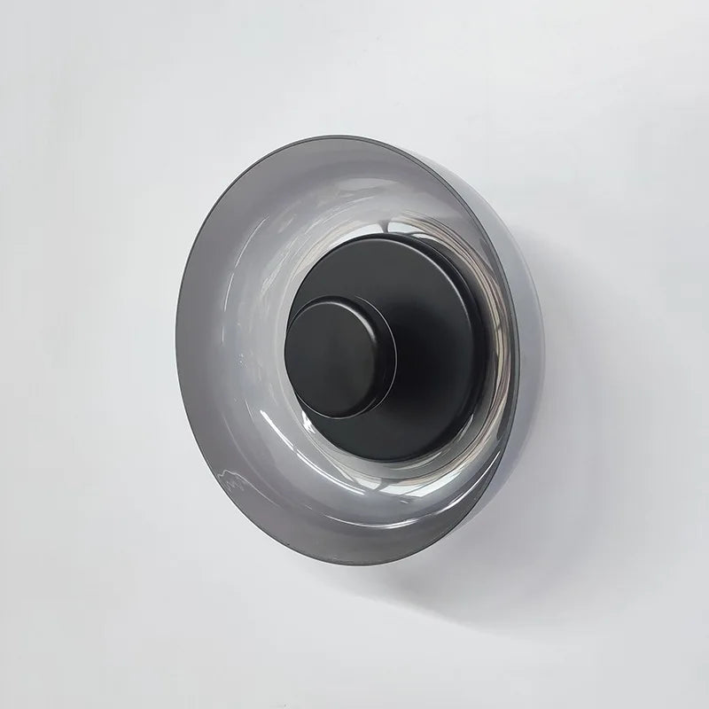 Home Deco Modern Glass Bowl Hanging Wall Lamp