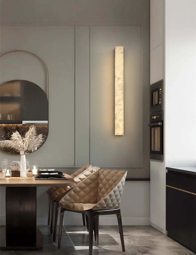 Home Deco Marble Copper Body Wall Lamp