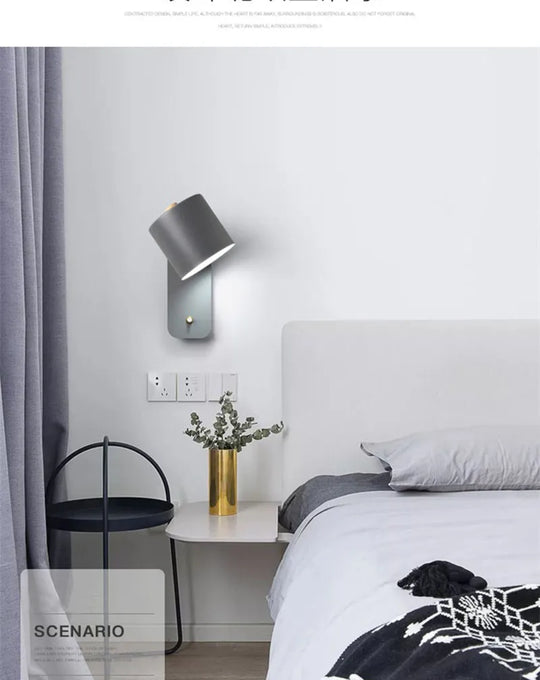 Home Deco Nordic Adjustable LED Reading Wall Light