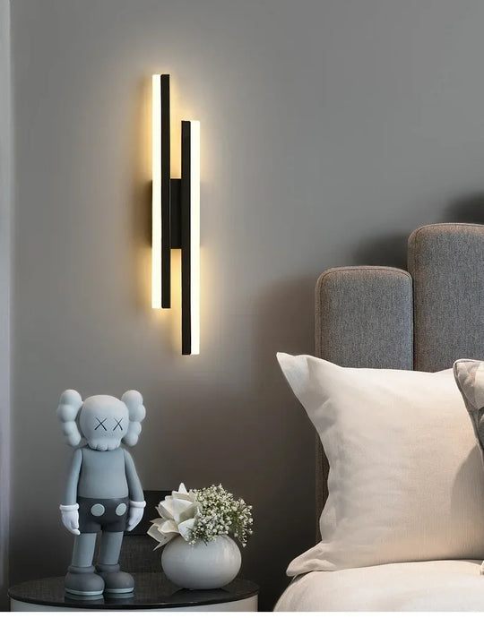 Home Deco Copper Line Acrylic Wall Lamp