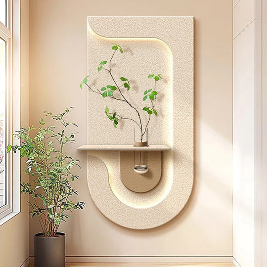 Home Deco Green Plant Wall Light Mural