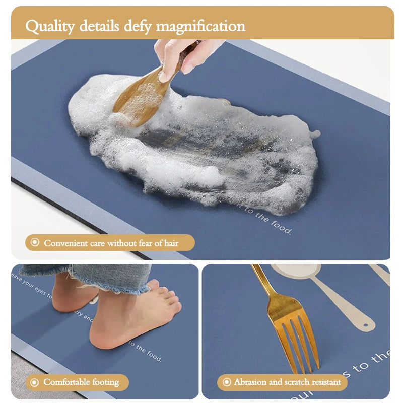 Cheyenne Vintage Suede Kitchen Floor Mat