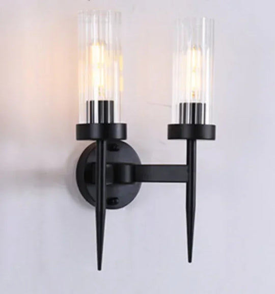 Home Deco Minimalist Glass LED Wall Lamp
