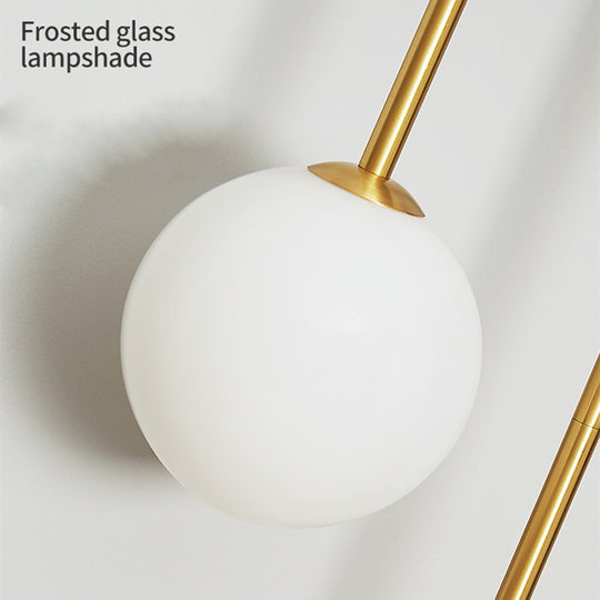 Home Deco Gold Glass Ball Wall Lamp