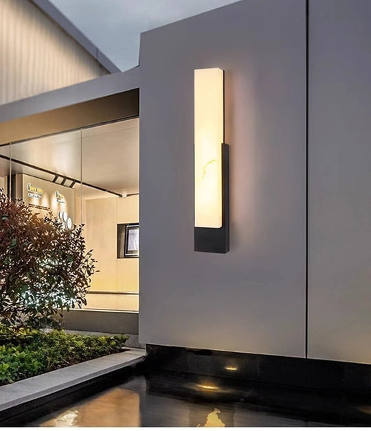 Home Deco Marble LED Outdoor Wall Lamp