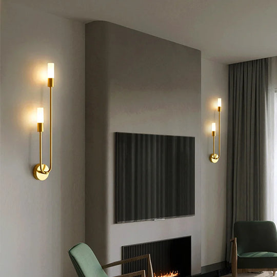 Home Deco Nordic Gold LED Wall Lamp
