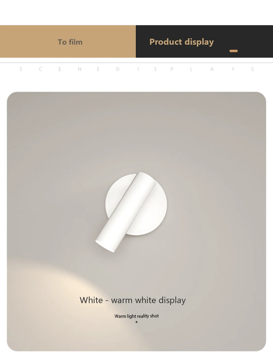 Home Deco Adjustable LED Bedside Wall Lamp