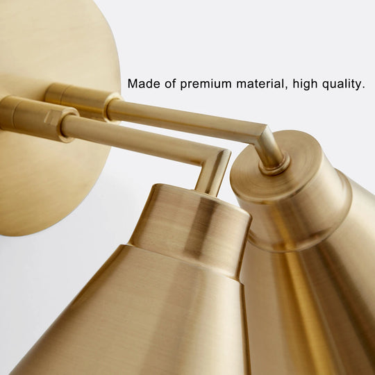 Home Deco Nordic Gold Double Wall Lamp