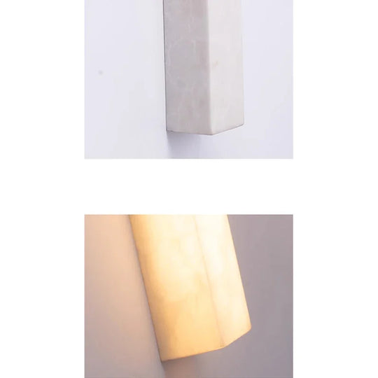 Home Deco Brass Marble Outdoor Wall Lamp