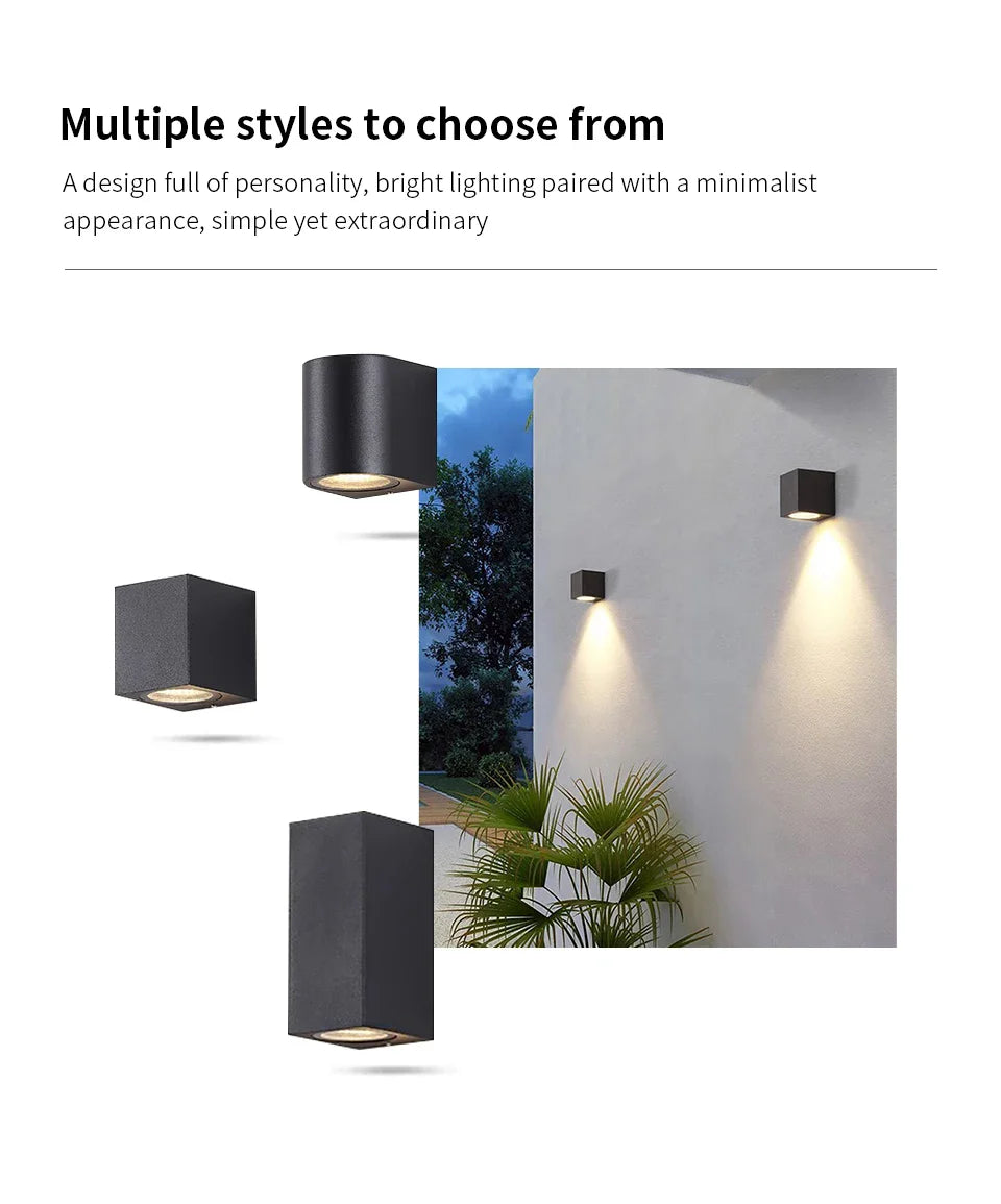 Home Deco Outdoor Waterproof LED Wall Lamp