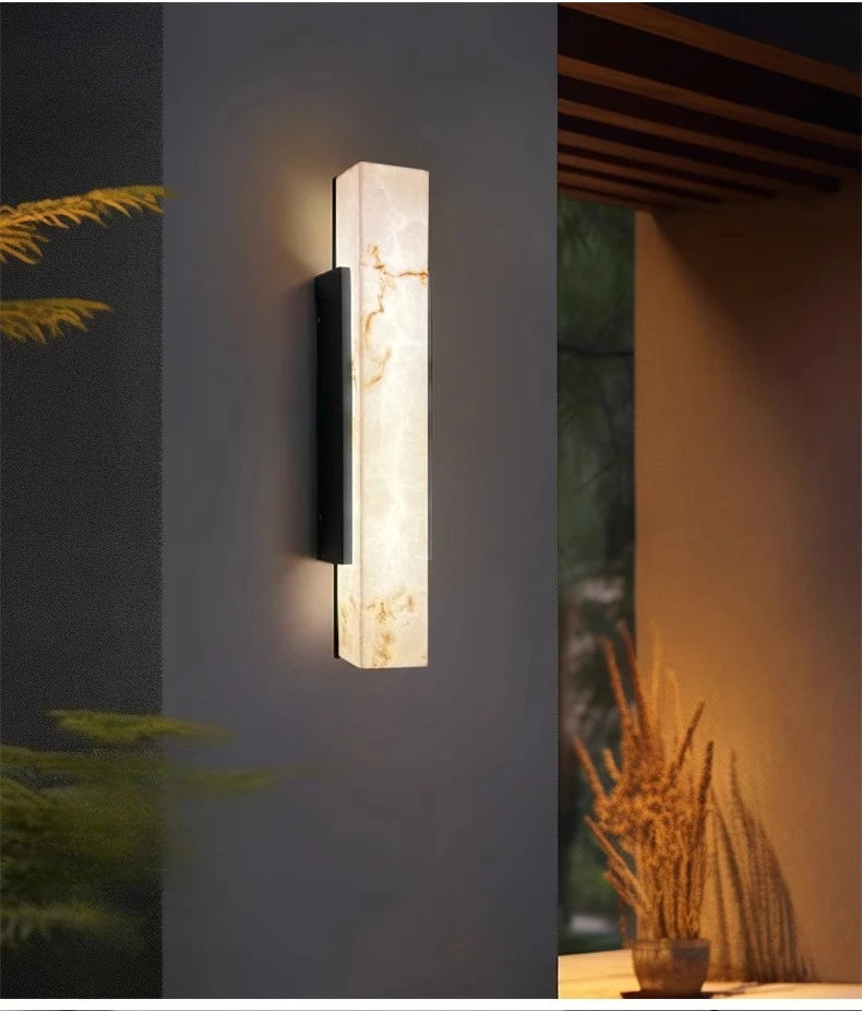 Home Deco Marble LED Outdoor Wall Lamp