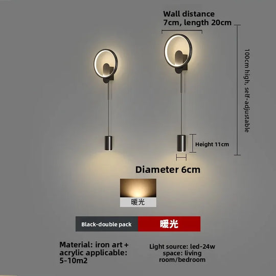 Home Deco Modern Minimalist LED Wall Lamp