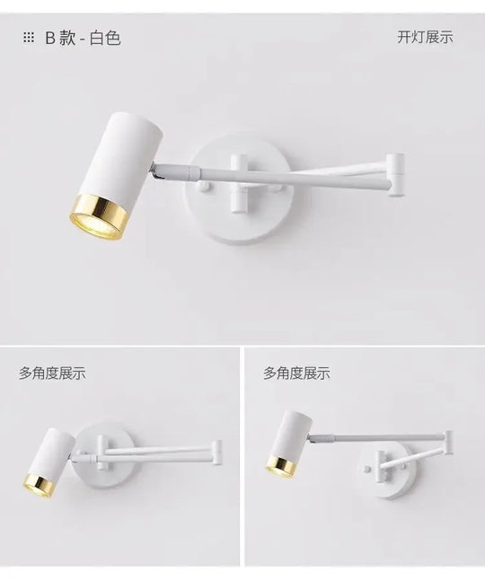 Home Deco Telescopic Reading Wall Lamp
