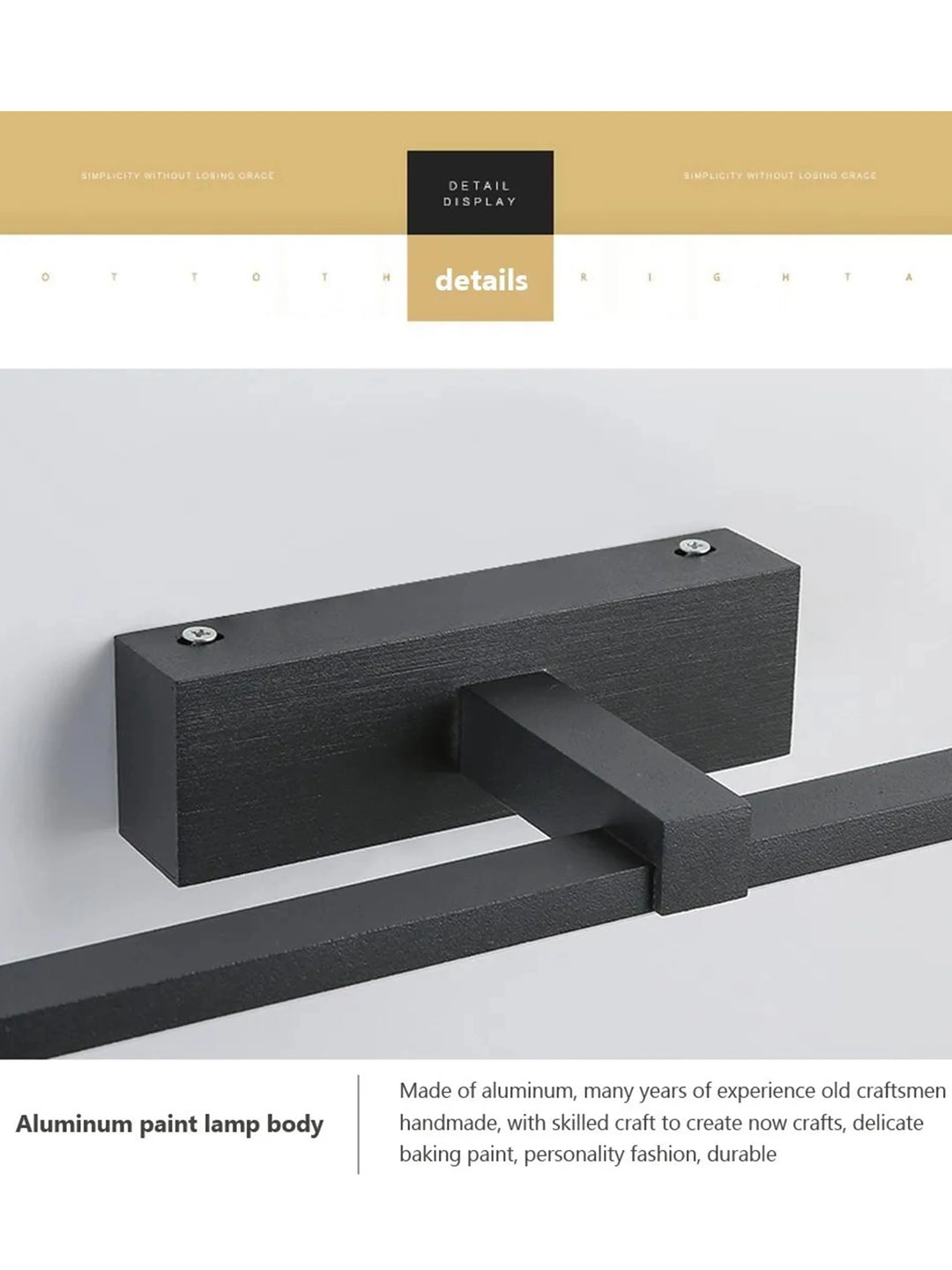 Home Deco Modern LED Wall Lamp with Remote