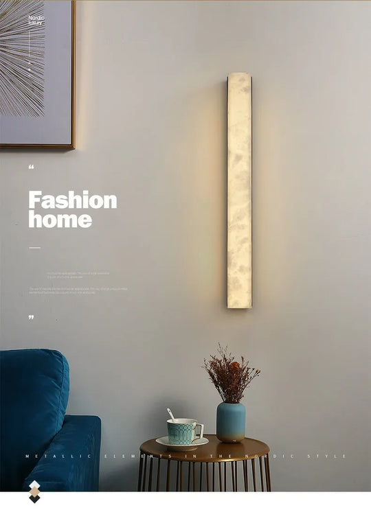 Home Deco Marble Copper Body Wall Lamp