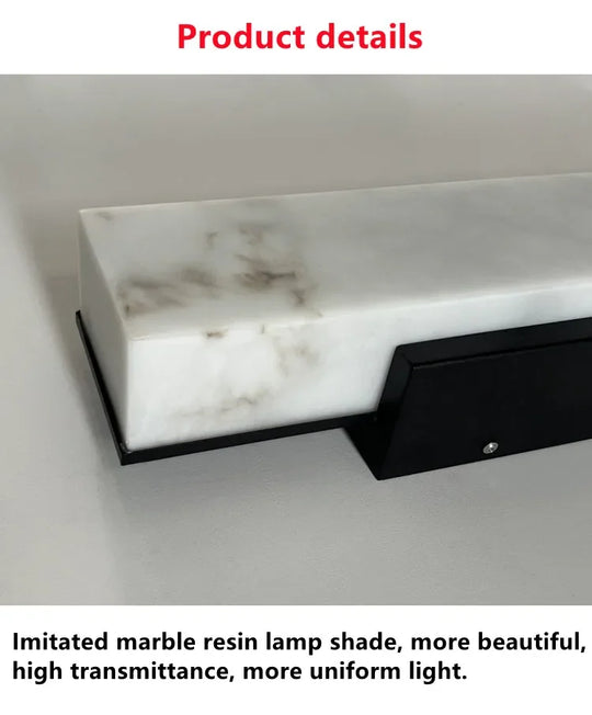 Home Deco Outdoor Imitation Marble LED Wall Light