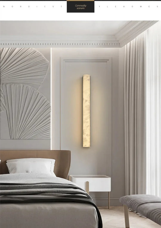 Home Deco Marble Copper Body Wall Lamp