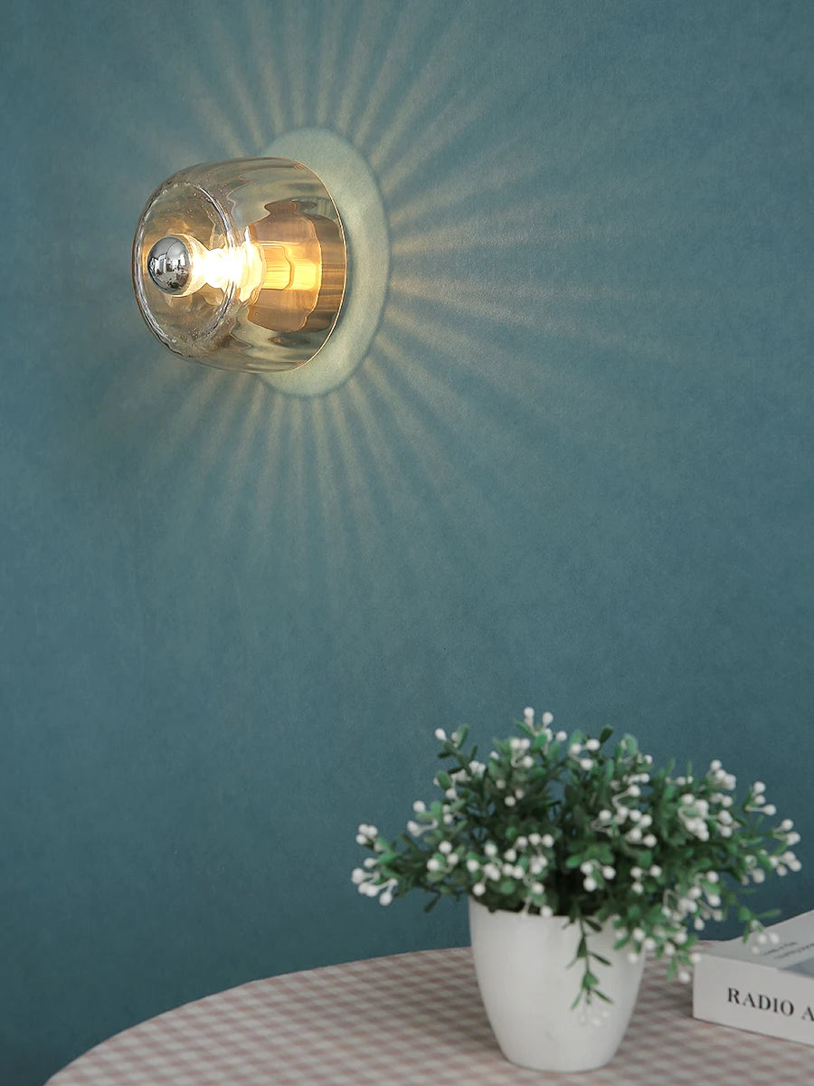 Home Deco LED Bauhaus Glass Wall Lamp