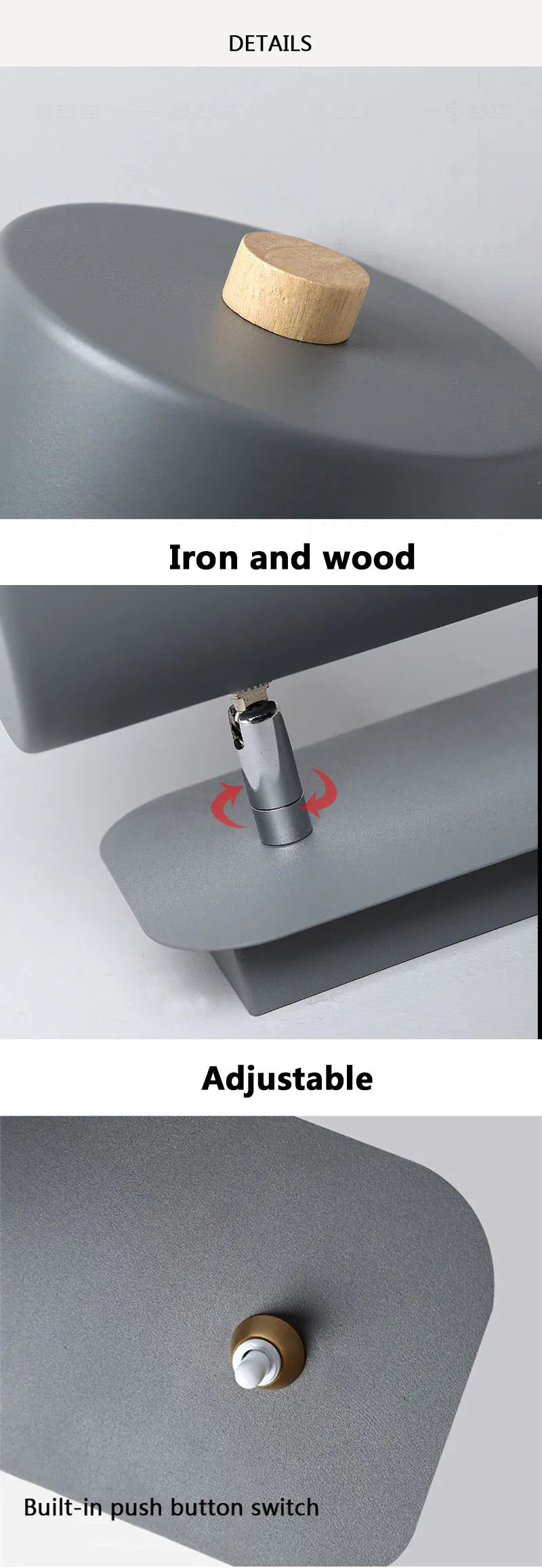 Home Deco Nordic Adjustable LED Reading Wall Light