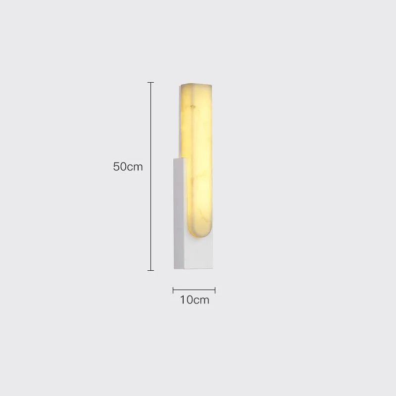 Home Deco Spanish Simulation Marble Wall Lamp