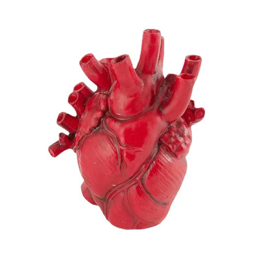 Vase en résine en forme de cœur de Kenzie Creative : un symbole d'amour et d'élégance