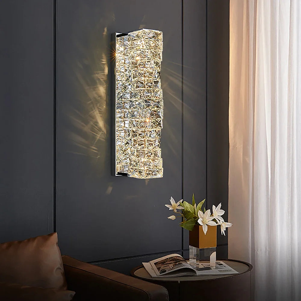 Home Deco Creative Luxury LED Crystal Wall Lamp