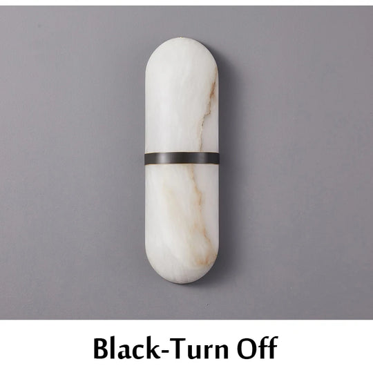 Home Deco Semicylinder Marble Wall Light