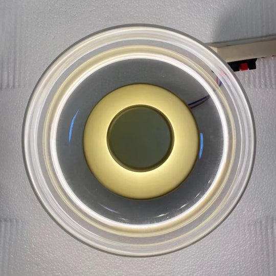 Home Deco Modern Glass Bowl Hanging Wall Lamp