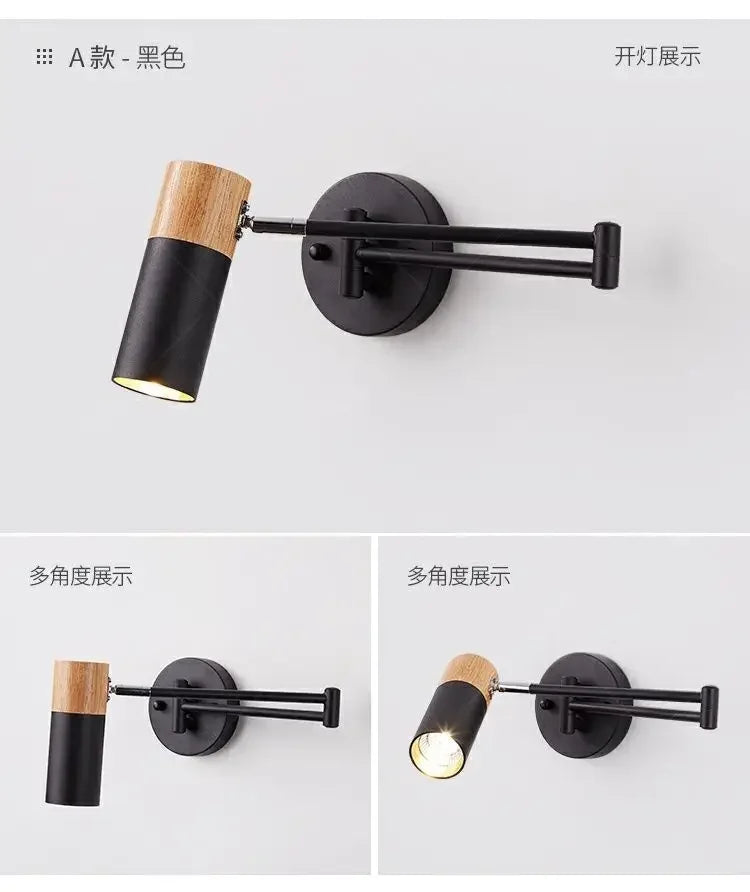 Home Deco Telescopic Reading Wall Lamp