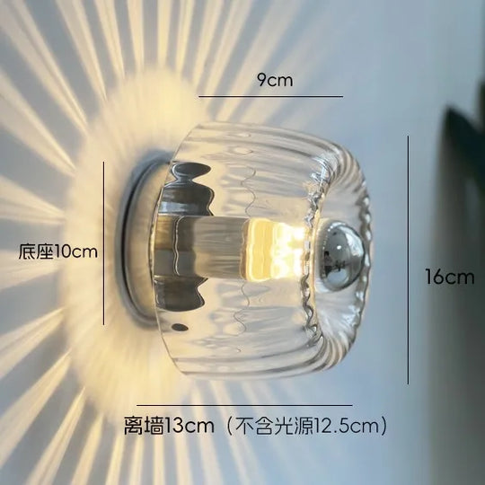 Home Deco LED Bauhaus Glass Wall Lamp