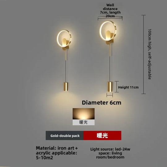 Home Deco Modern Minimalist LED Wall Lamp