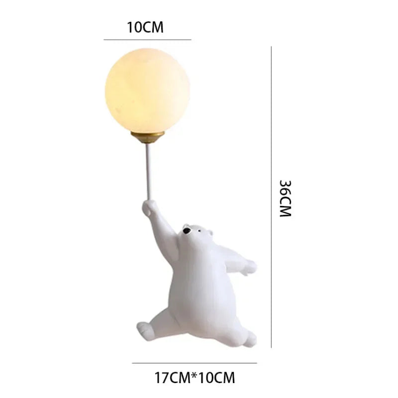 Home Deco Polar Bear LED Wall Lamp