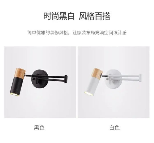 Home Deco Telescopic Reading Wall Lamp