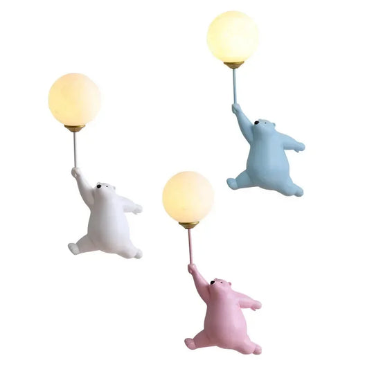 Home Deco Polar Bear LED Wall Lamp