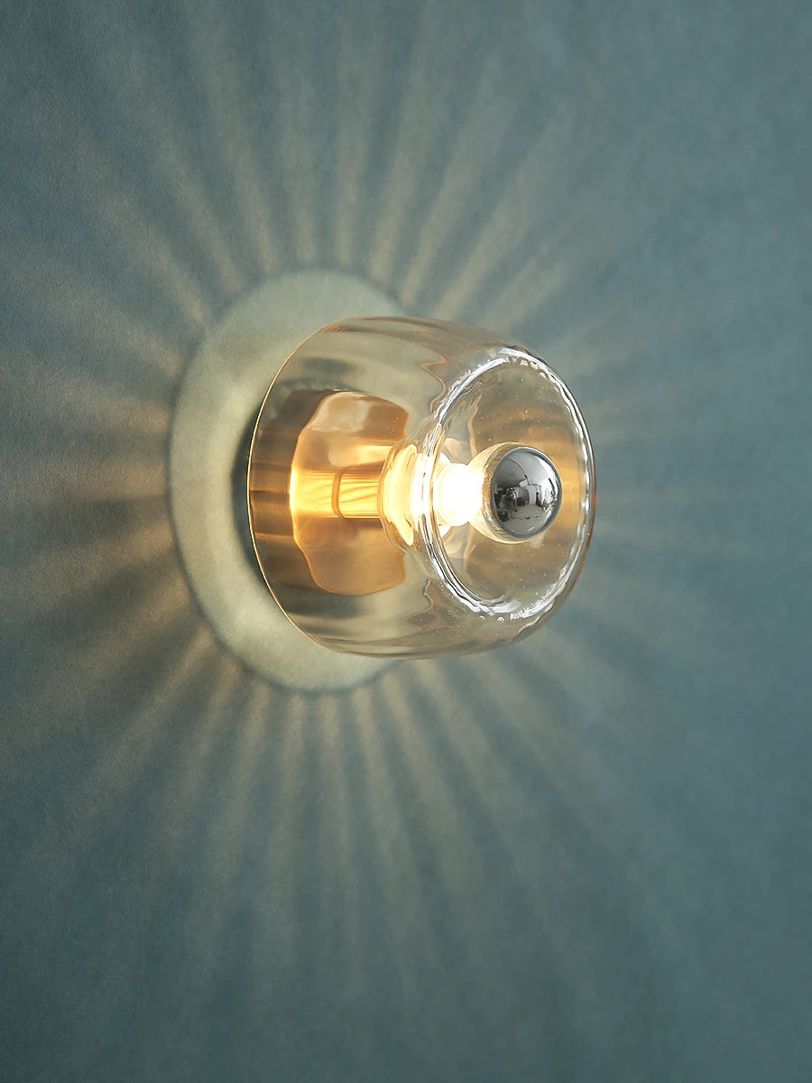 Home Deco LED Bauhaus Glass Wall Lamp
