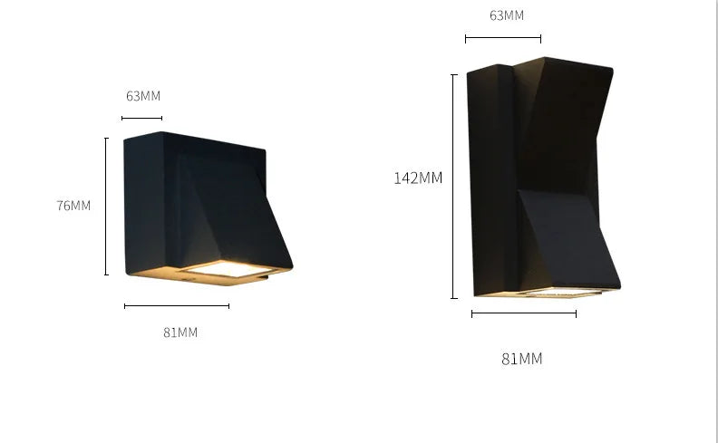 Home Deco Outdoor Waterproof LED Wall Lamp