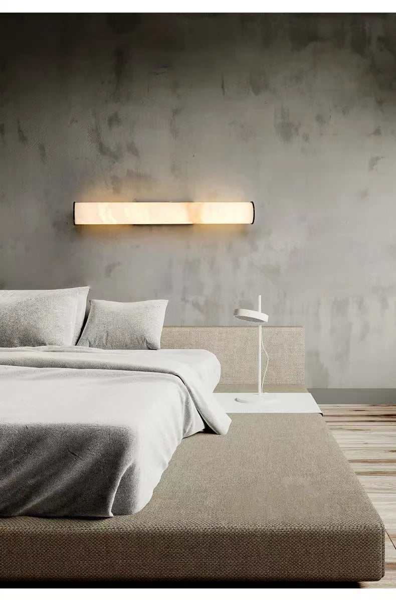 Home Deco Modern Copper Marble Wall Lamp