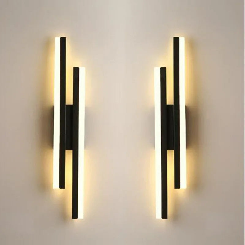 Home Deco Copper Line Acrylic Wall Lamp
