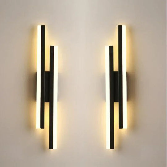 Home Deco Copper Line Acrylic Wall Lamp