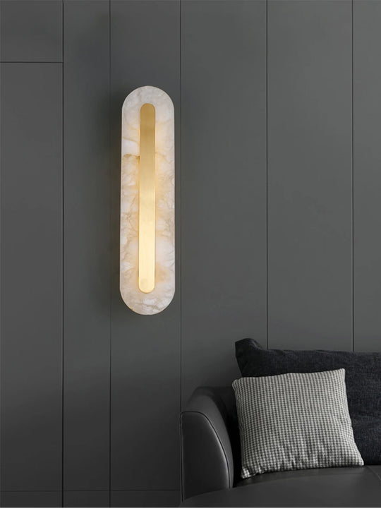 Home Deco Marble Copper Gold Wall Light