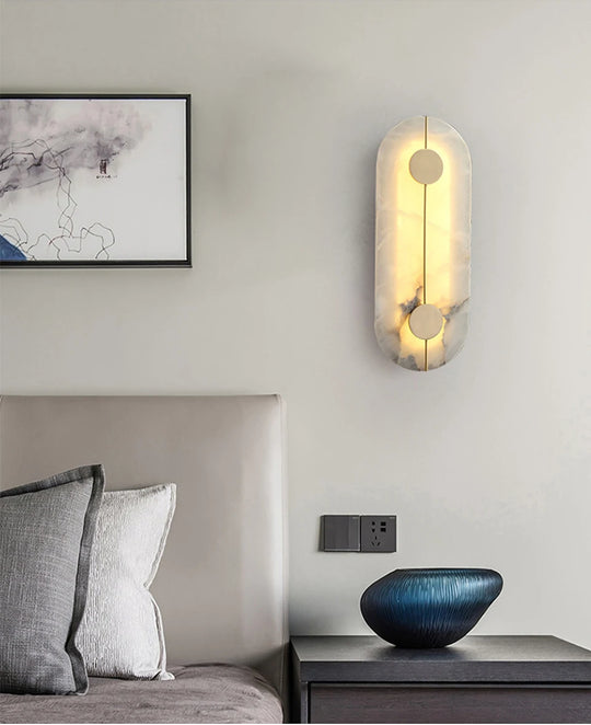 Home Deco Marble Copper Gold Wall Light