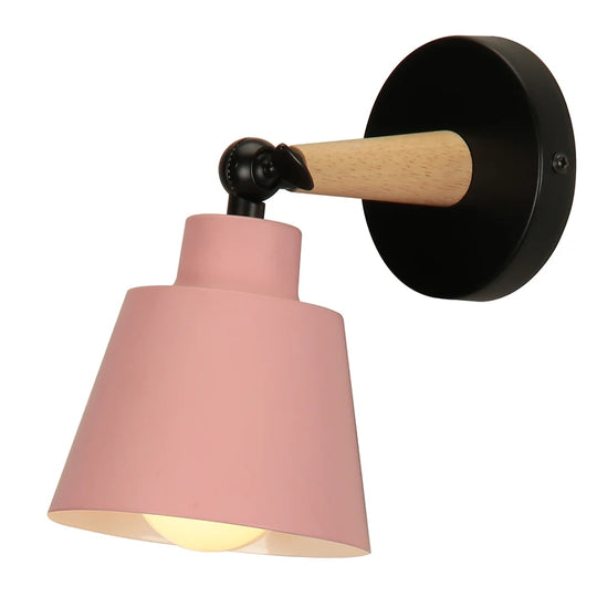 Home Deco Nordic Wooden Wall Lamp