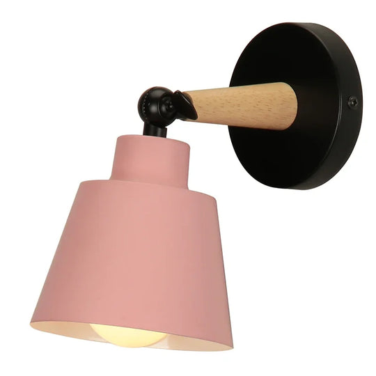 Home Deco Nordic Wooden Wall Lamp